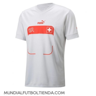 Camiseta Suiza Xherdan Shaqiri #23 Segunda Equipación Replica Mundial 2022 mangas cortas